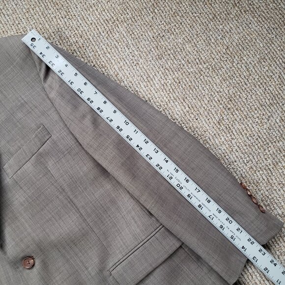 Lauren Ralph Lauren 3pc Suit 40S Brown Wool - Picture 7 of 15